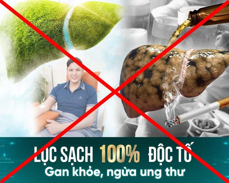 Nhiều người đã đi truyền thải độc từ những quảng cáo này - Ảnh: D.LIỄU chụp màn hình