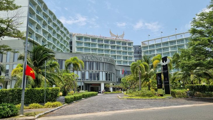 Khách sạn Mường Thanh tại Phú Quốc đã hoạt động 7 năm nhưng đến nay vẫn chưa có giấy phép xây dựng - Ảnh: AN LONG